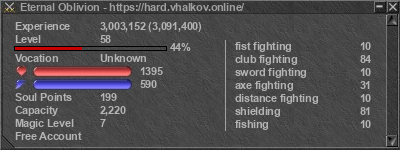 Signature for player Eternal Oblivion