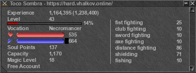 Signature for player Toco Sombra